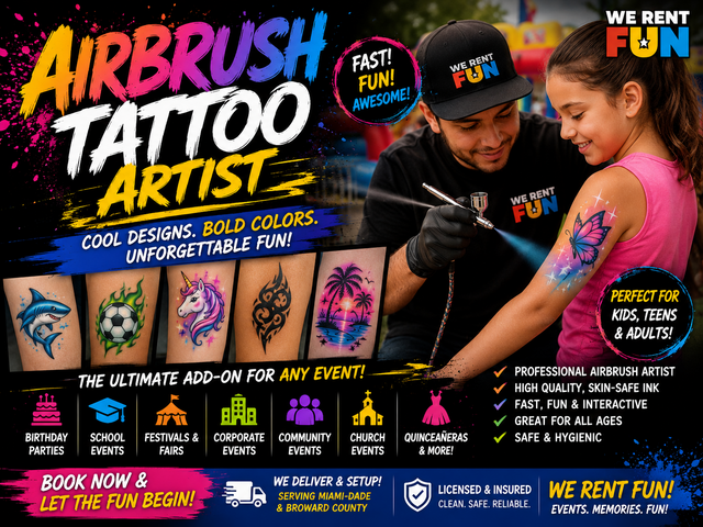 Air-Brush Tattoos Artist Air-Brush Tattoos Artist