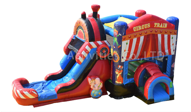 Circus - Carnival Bounce House With Slide Circus - Carnival Bounce House With Slide