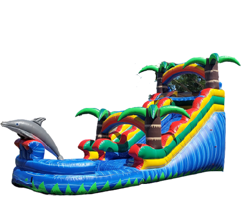 R41- 16FT. Dolphin Splash Water Slide R41- 16FT. Dolphin Splash Water Slide
