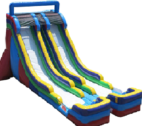 24Ft Double Trouble/ Dual Water Slide 24Ft Double Trouble/ Dual Water Slide