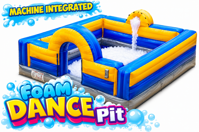 R91- Foam Dance Pit with Machine Integrated - Include 2 Hours Of Foam! R91- Foam Dance Pit with Machine Integrated - Include 2 Hours Of Foam!