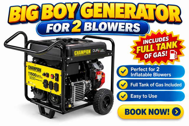Big Boy Generator For 2 Blower (Including Full Tank Of Gas) Big Boy Generator For 2 Blower (Including Full Tank Of Gas)