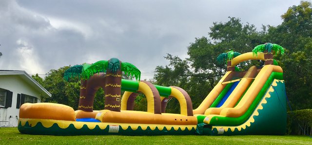 55' Super Long ALOHA TROPICAL SLIDE 55' Super Long ALOHA TROPICAL SLIDE