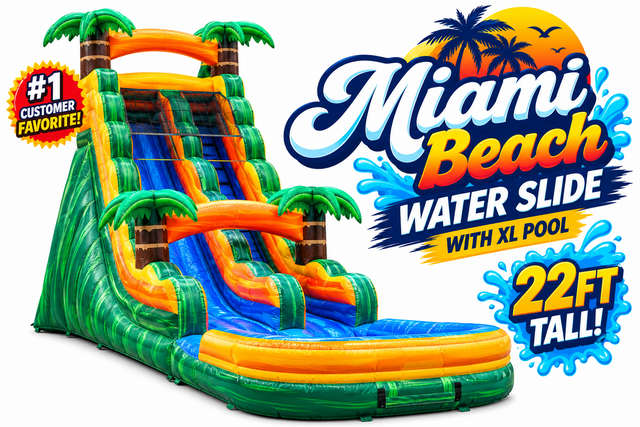 R93 -22 FT Miami Beach Water Slide R93 -22 FT Miami Beach Water Slide