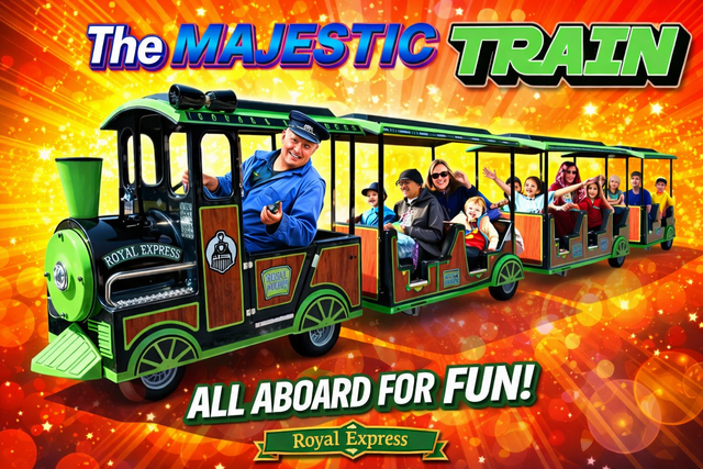 The Majestic - Trackless Electric Train Includes Driver The Majestic - Trackless Electric Train Includes Driver