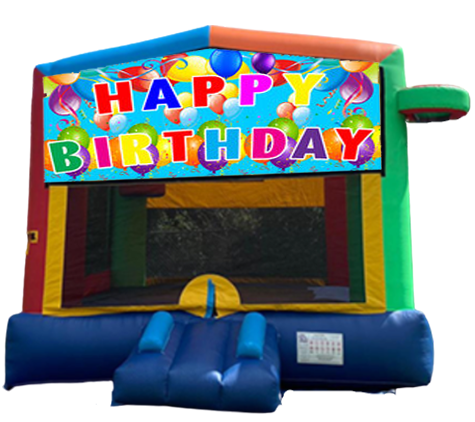 B1 - Mega multi-Colors Bounce House (R7) B1 - Mega multi-Colors Bounce House (R7)
