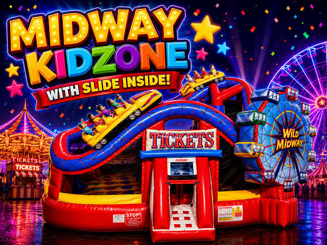 R25 - Midway KidZone With Slide Inside R25 - Midway KidZone With Slide Inside