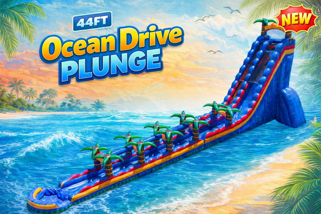 44FT Ocean Drive Plungeย Water Slide 44FT Ocean Drive Plungeย Water Slide