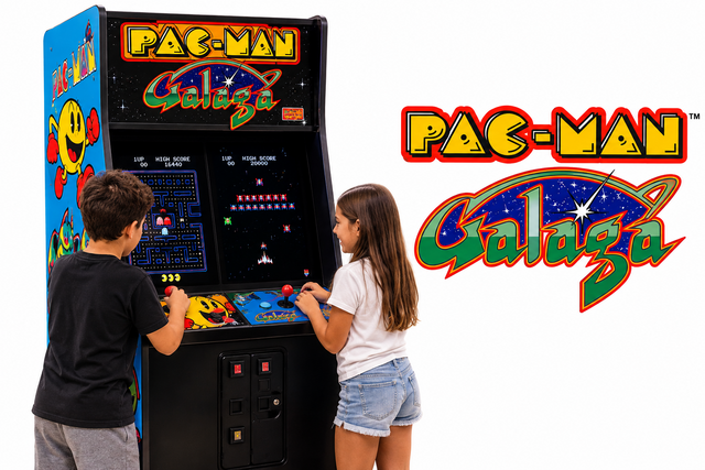 A7 - Ms. Pac-Man - Galaga Classic Arcade Game A7 - Ms. Pac-Man - Galaga Classic Arcade Game