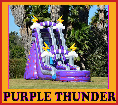 S11- 22ft Purple Thunder Water Slide S11- 22ft Purple Thunder Water Slide