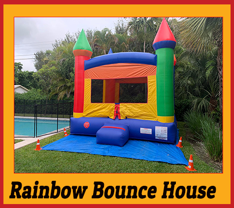 B03 Crossover Rainbow Bounce House B03 Crossover Rainbow Bounce House