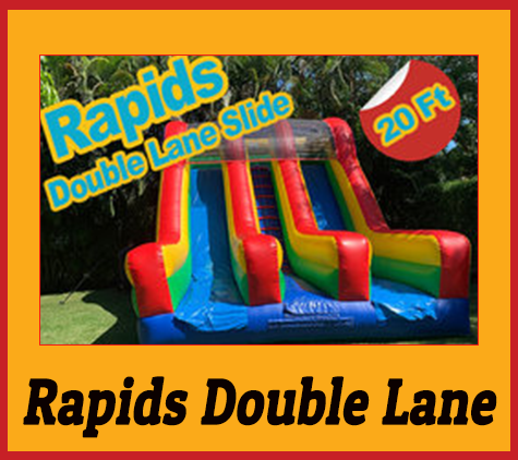 S08 20 Ft Rapids Double Lane - DRY SLIDE S08 20 Ft Rapids Double Lane - DRY SLIDE