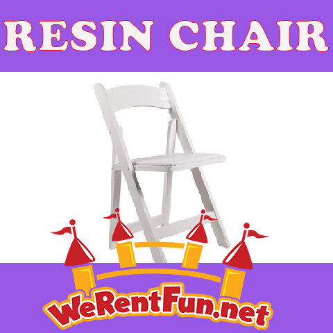 R51/52 - White Resin Folding Chair with White Vinyl Padded Seat R51/52 - White Resin Folding Chair with White Vinyl Padded Seat