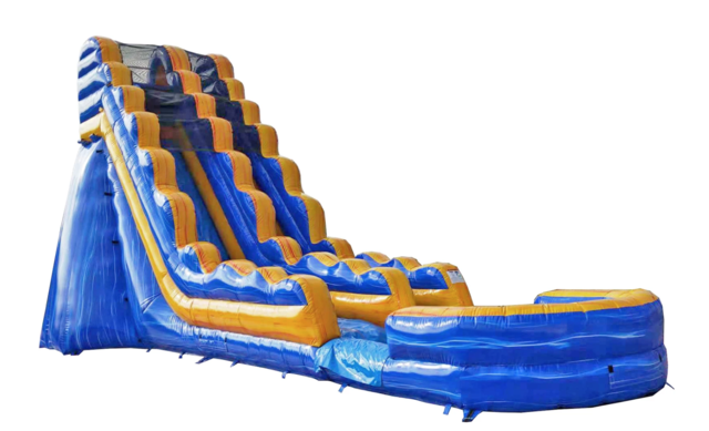 S04 - 22 FT Blue Crush Water Slide S04 - 22 FT Blue Crush Water Slide