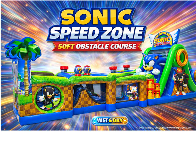 50FT Sonic Speed Zone Obstacle Course 50FT Sonic Speed Zone Obstacle Course