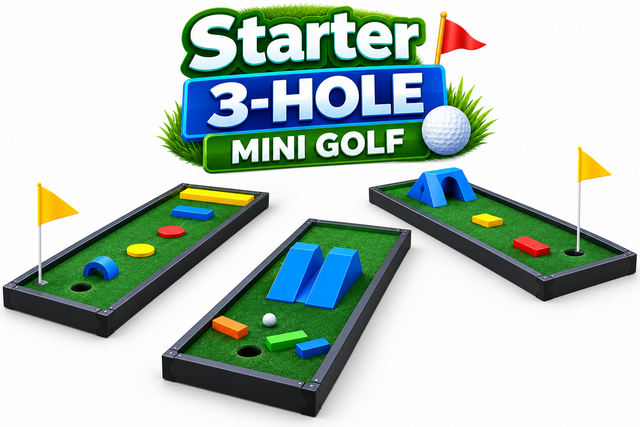 3-Hole Mini Golf Starter Course 3-Hole Mini Golf Starter Course