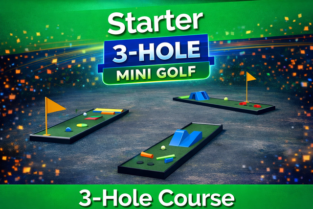 3-Hole Mini Golf Starter Course 3-Hole Mini Golf Starter Course