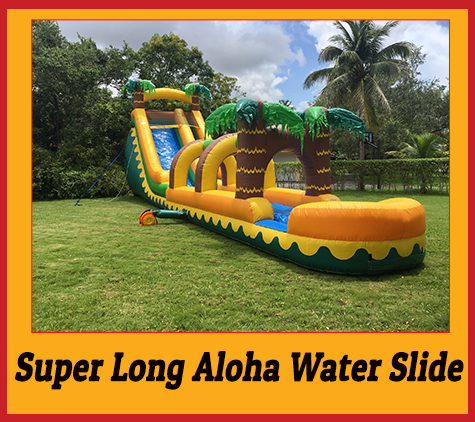 S10 55' Super Long ALOHA TROPICAL water SLIDE S10 55' Super Long ALOHA TROPICAL water SLIDE