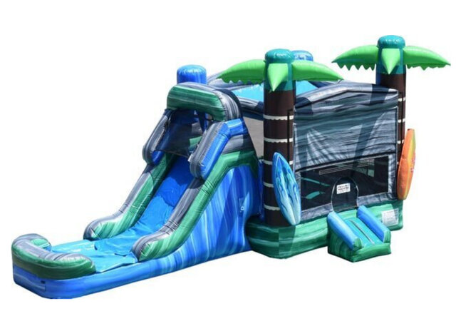 The Surf Bounce House With Slide (Wet & Dry) The Surf Bounce House With Slide (Wet & Dry)