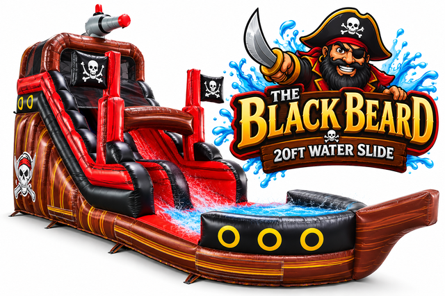 The Black Beard 20Ft Water Slide The Black Beard 20Ft Water Slide