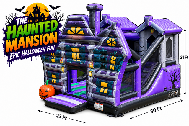 S3-The Extra Large Haunted House With Slide Inside S3-The Extra Large Haunted House With Slide Inside