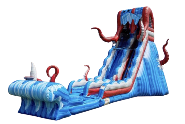 R15 - 27ft The Kraken Water Slide R15 - 27ft The Kraken Water Slide