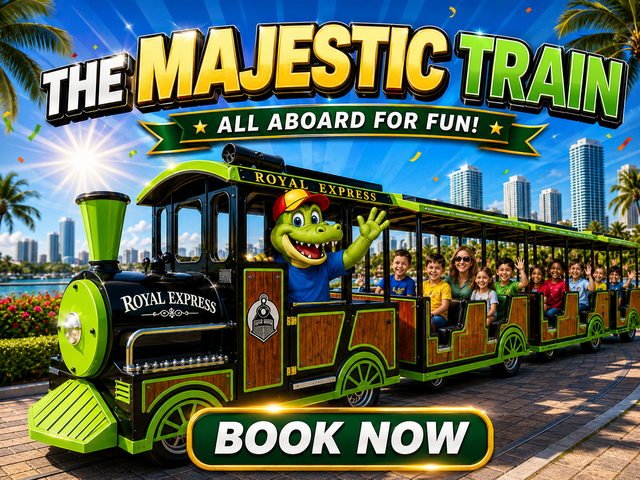 The Majestic - Trackless Electric Train Includes Driver The Majestic - Trackless Electric Train Includes Driver