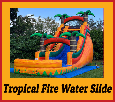 S04 18' Tropical Fire - Water Slide S04 18' Tropical Fire - Water Slide