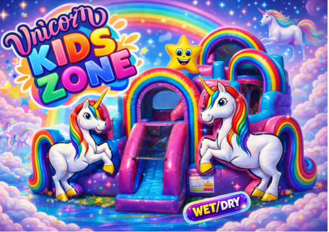 R53 - Unicorn KidZone Wet/Dry Combo R53 - Unicorn KidZone Wet/Dry Combo