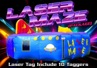R69 - Laser Maze (Package) Laser Tag Include 12 Taggers <p><strong><span style='color: #ff00ff;'>Watch Video Inside</span></strong></p>