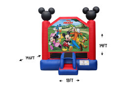 R1 - Mickey and Friends Bounce House 13 x 13