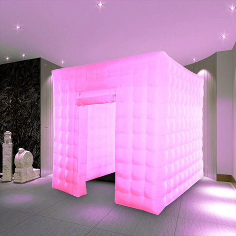 Inflatable LED Light PhotoBooth Enclosure
