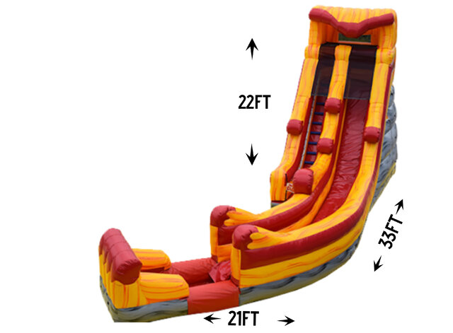 R40 - 22 FT Twister Water Slide With Pool R40 - 22 FT Twister Water Slide With Pool