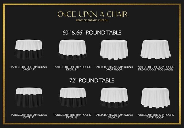 Guide to choosing the right tablecloth size for your event table