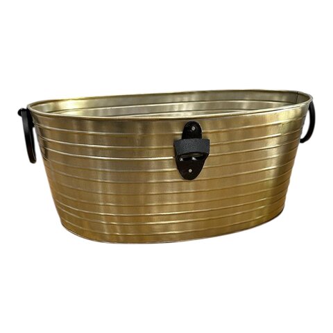 Gold Oval Beverage Tub Gold Oval Beverage Tub