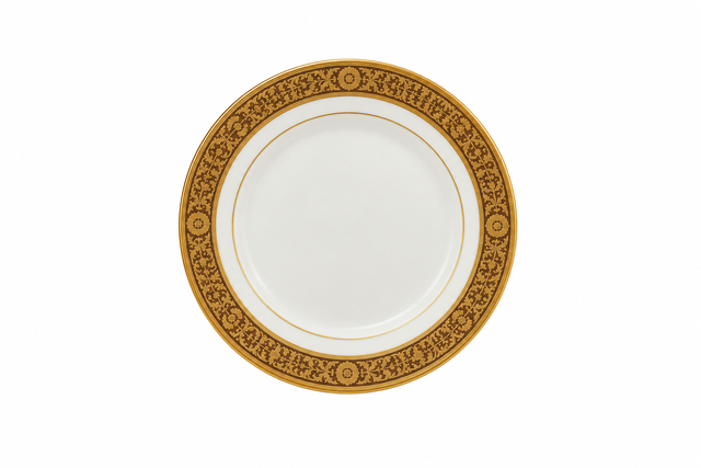 Victoria Gold Rim Bread and Butter Plate Victoria Gold Rim Bread and Butter Plate