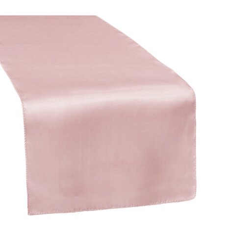 Satin Table Runner Dusty Rose Satin Table Runner Dusty Rose