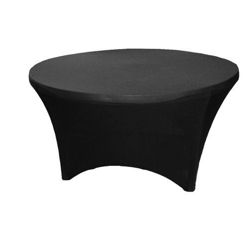 Spandex 60” Round Table Cover Black Spandex 60” Round Table Cover Black