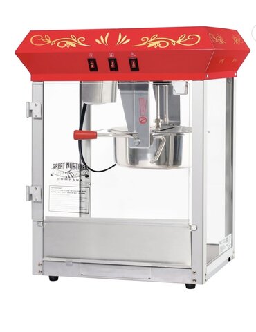 Red Tabletop Popcorn Machine Red Tabletop Popcorn Machine