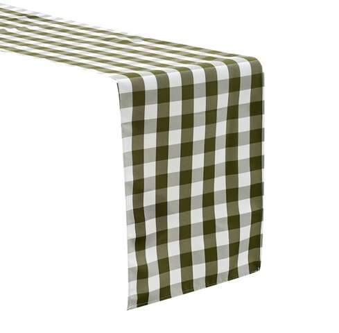 Sage Green Gingham Runner Sage Green Gingham Runner