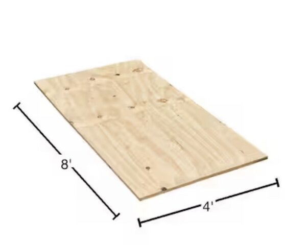 Plywood Subfloor – 20’ × 30’ Plywood Subfloor – 20’ × 30’