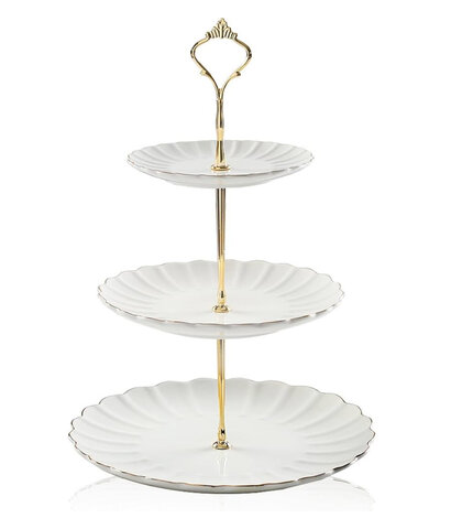 Victorian 3 Tier Dessert Stand Victorian 3 Tier Dessert Stand