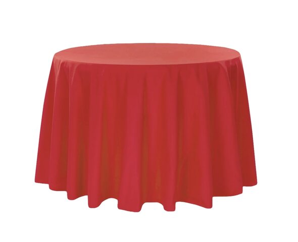 Red Polyester Linen 132” Red Polyester Linen 132”