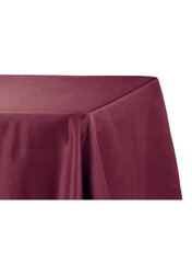 Lamour Satin Burgundy Linen 90