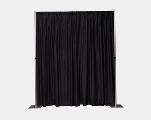 Pipe and Drape 70'W - Black