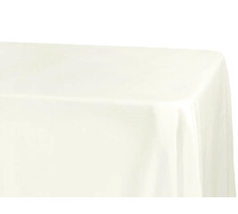 Ivory Polyester Linen 90”x132”