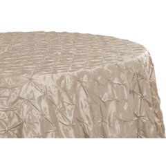 Pinchwheel Round Tablecloth Champagne 132