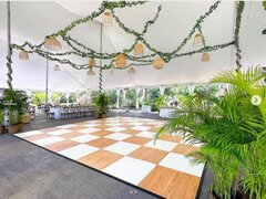 LIGHT MAPLE and WHITE DANCE FLOOR LIGHT MAPLE and WHITE DANCE FLOOR