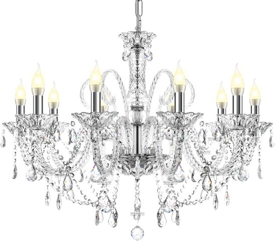 Crystal Chandelier 10 Light (32 Crystal Chandelier 10 Light (32