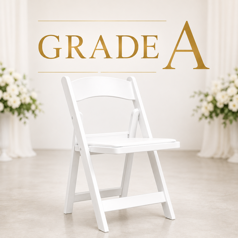 White Resin Chair (Grade A) White Resin Chair (Grade A)